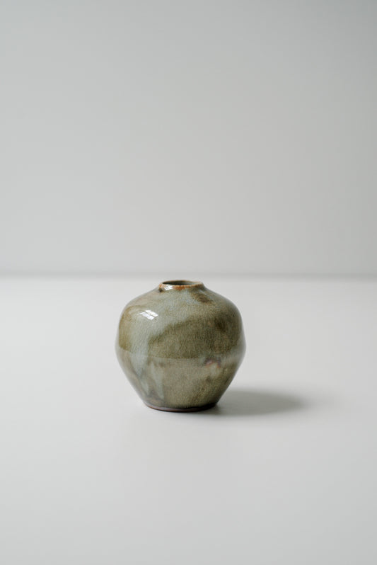 Drippy Celadon Vase #26113