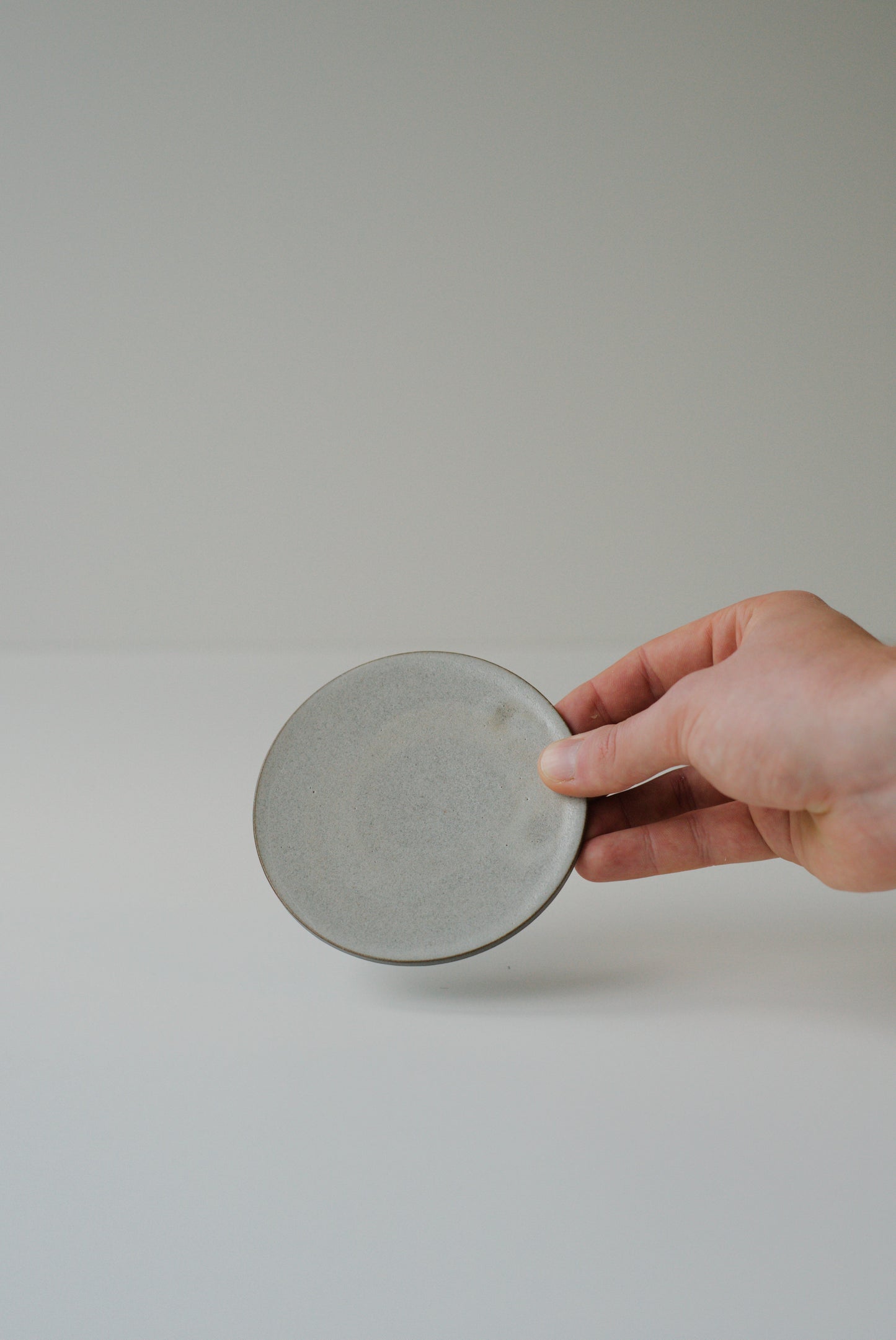 White Glazed Saucer #USAF