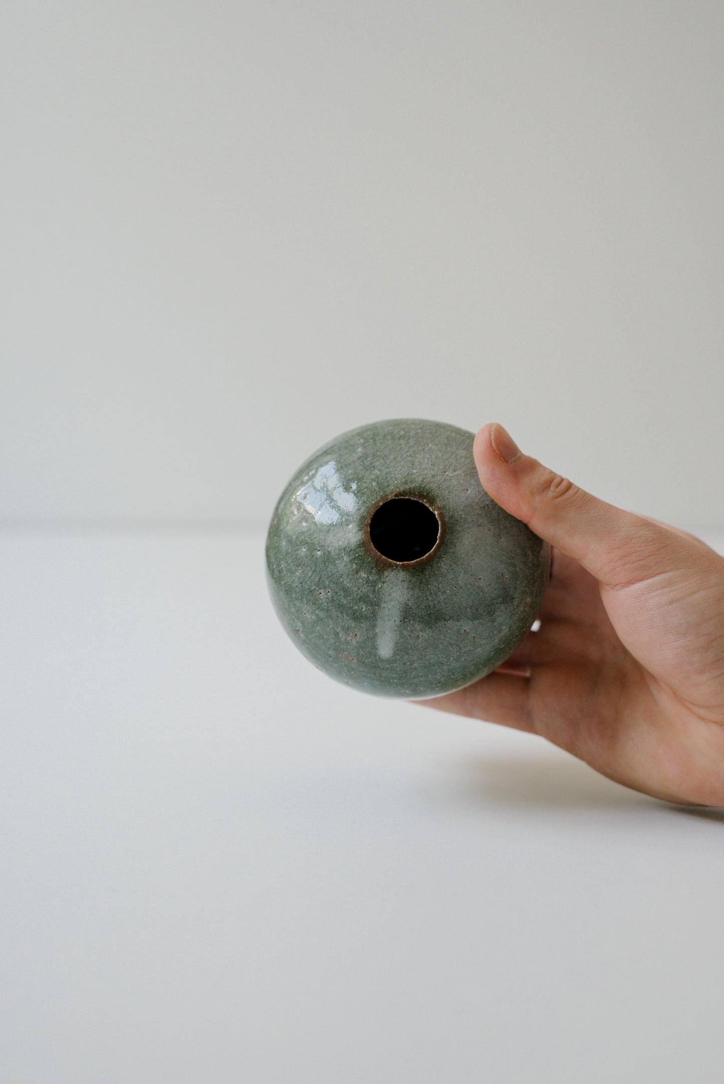 Soda Celadon Vase #26102