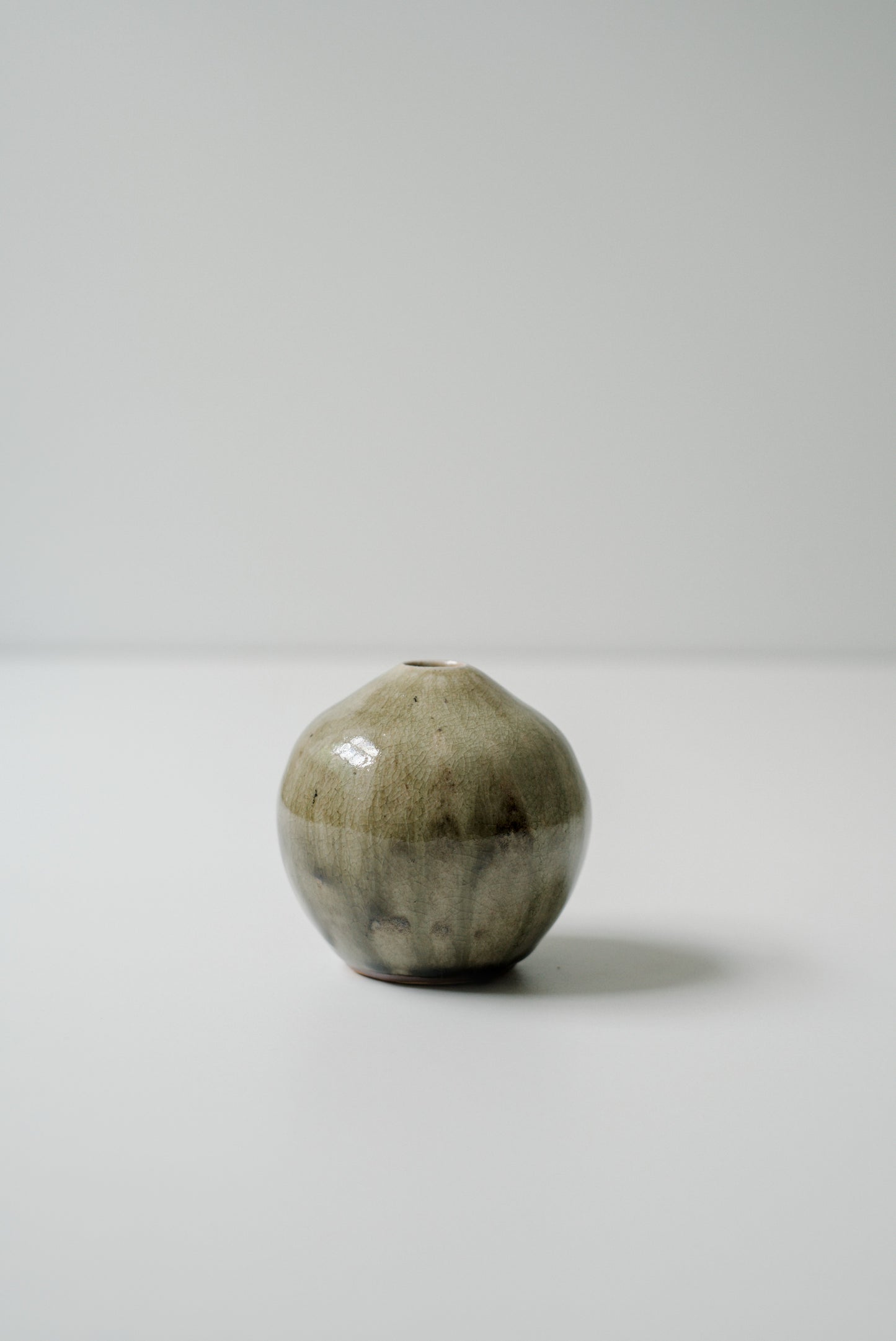 Drippy Celadon Vase #26108