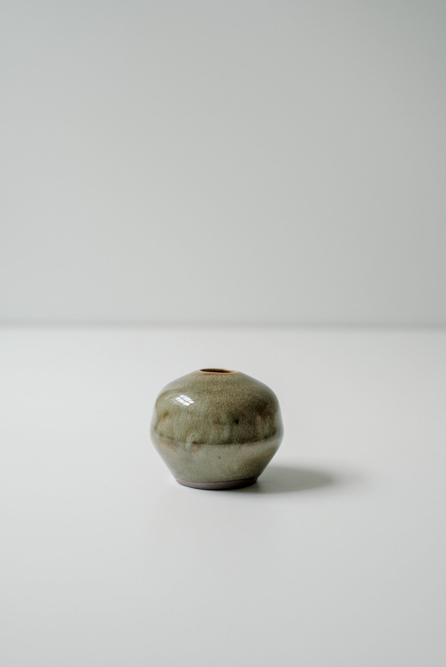 Drippy Celadon Vase #26109