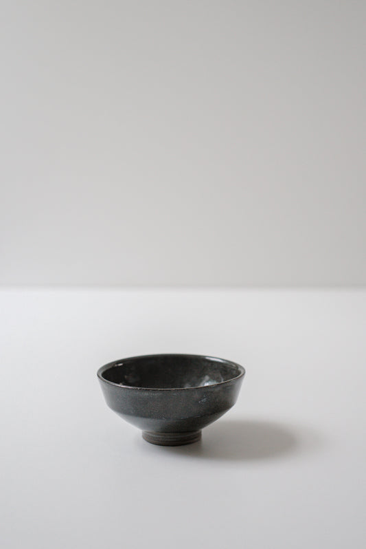 Dark Slipped Teabowl #26511