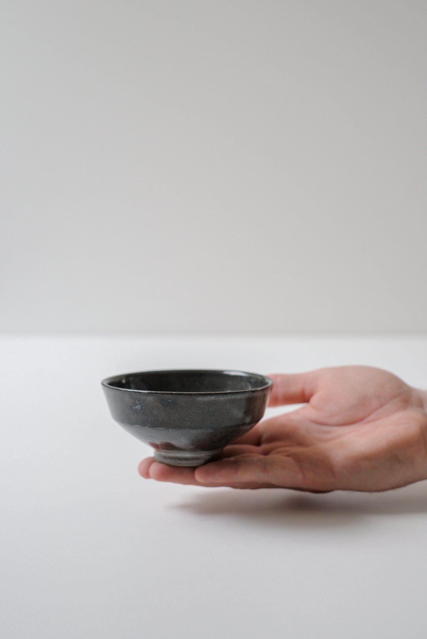 Dark Slipped Teabowl #26511