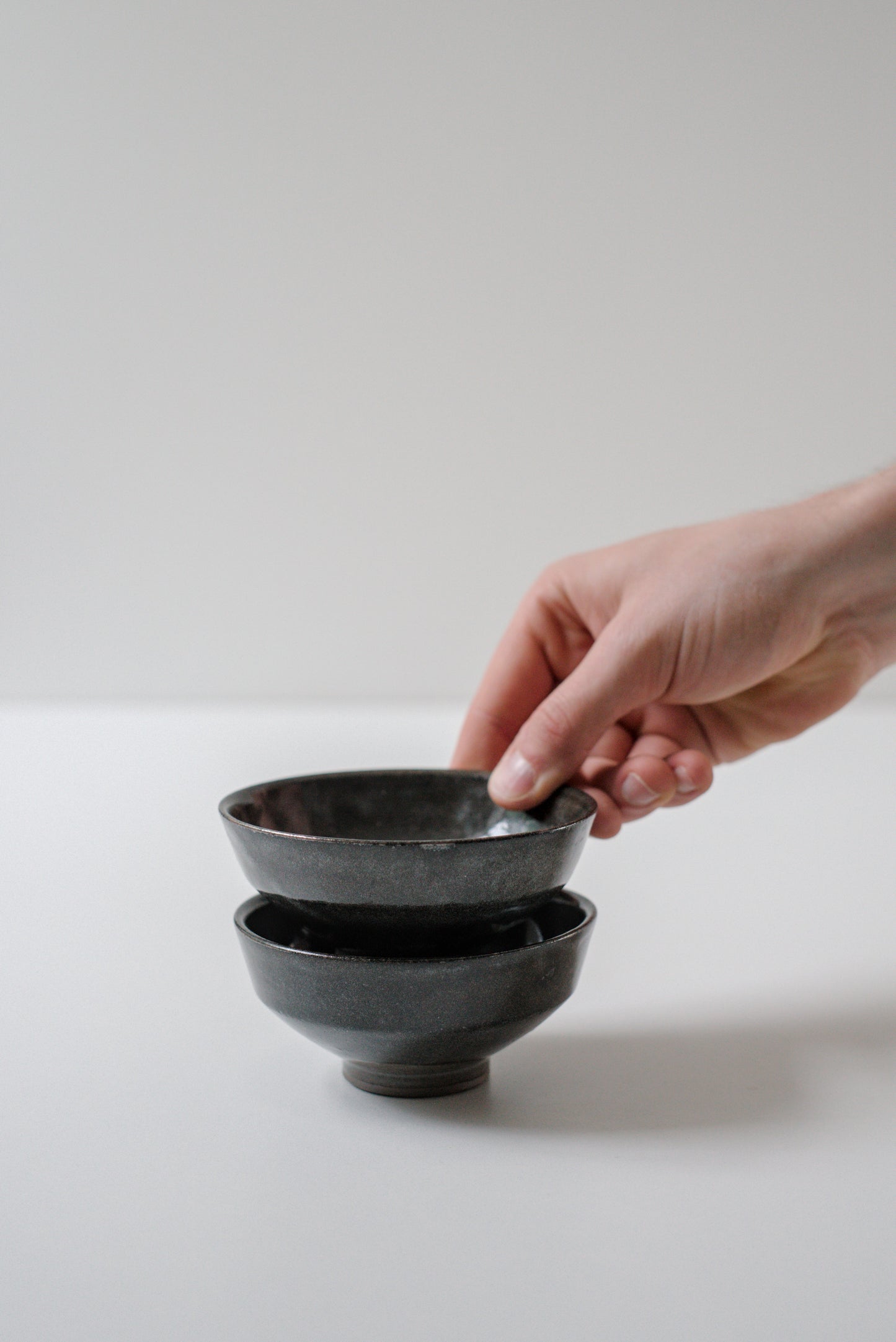 Dark Slipped Teabowl #26511