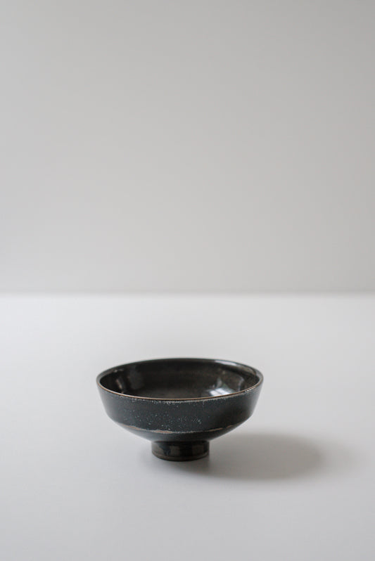 Dark Slipped Teabowl #26512