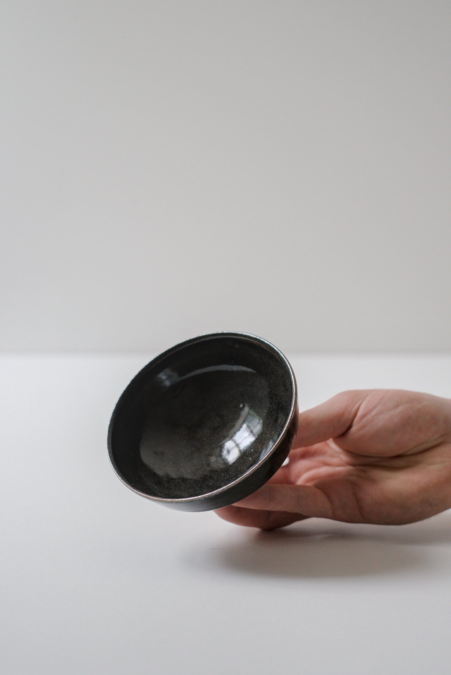 Dark Slipped Teabowl #26512