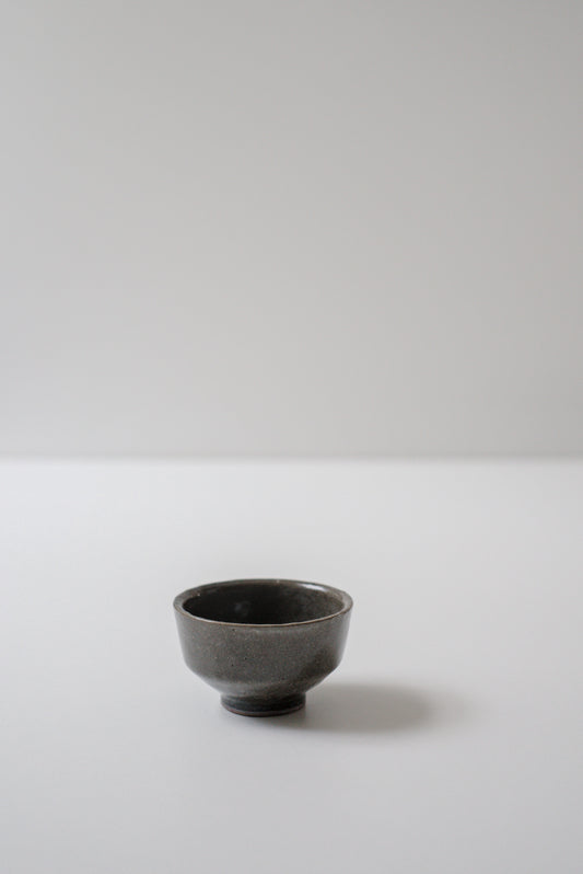 Dark Slipped Teabowl #26513