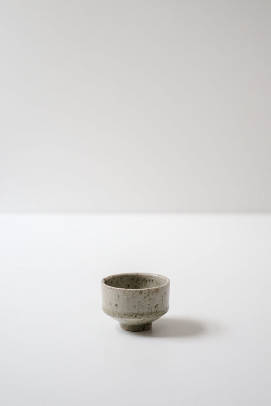Spotted Ash Glaze Teabowl #26514
