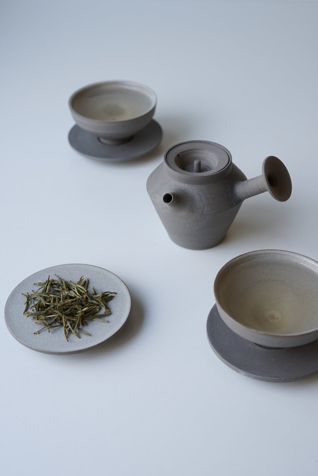 White Glazed Saucer #USAF